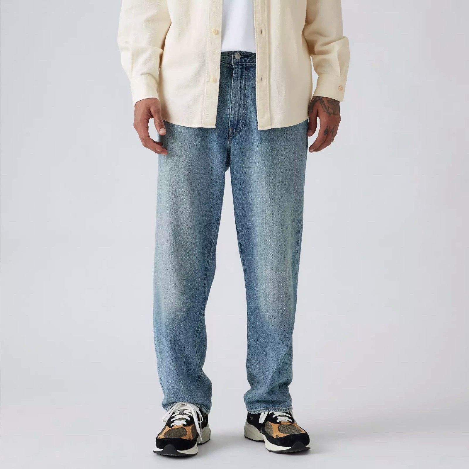 NWT $98 Men Size 36x32 Levi\'s Premium 568 Loose Straight Linen+ Light Wash Jeans NWT $98 Men Size 36x32 Levi\'s Premium 568 Loose Straight Linen+ Light Wash Jeans
