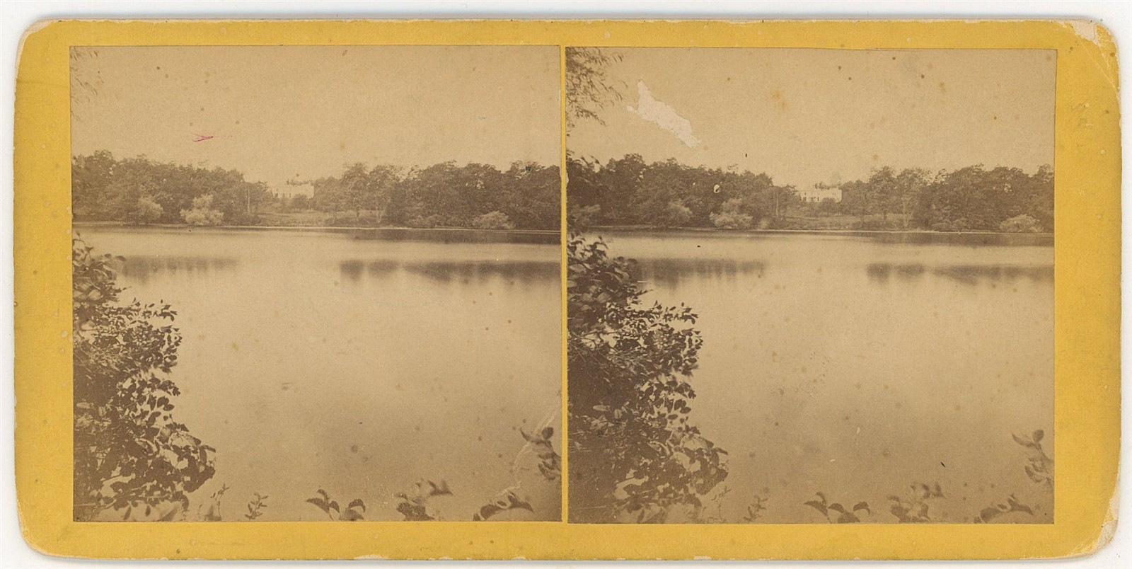 CONNECTICUT STEREOVIEW - Hartford - Talcott Mountain Scenery - RS Delamater