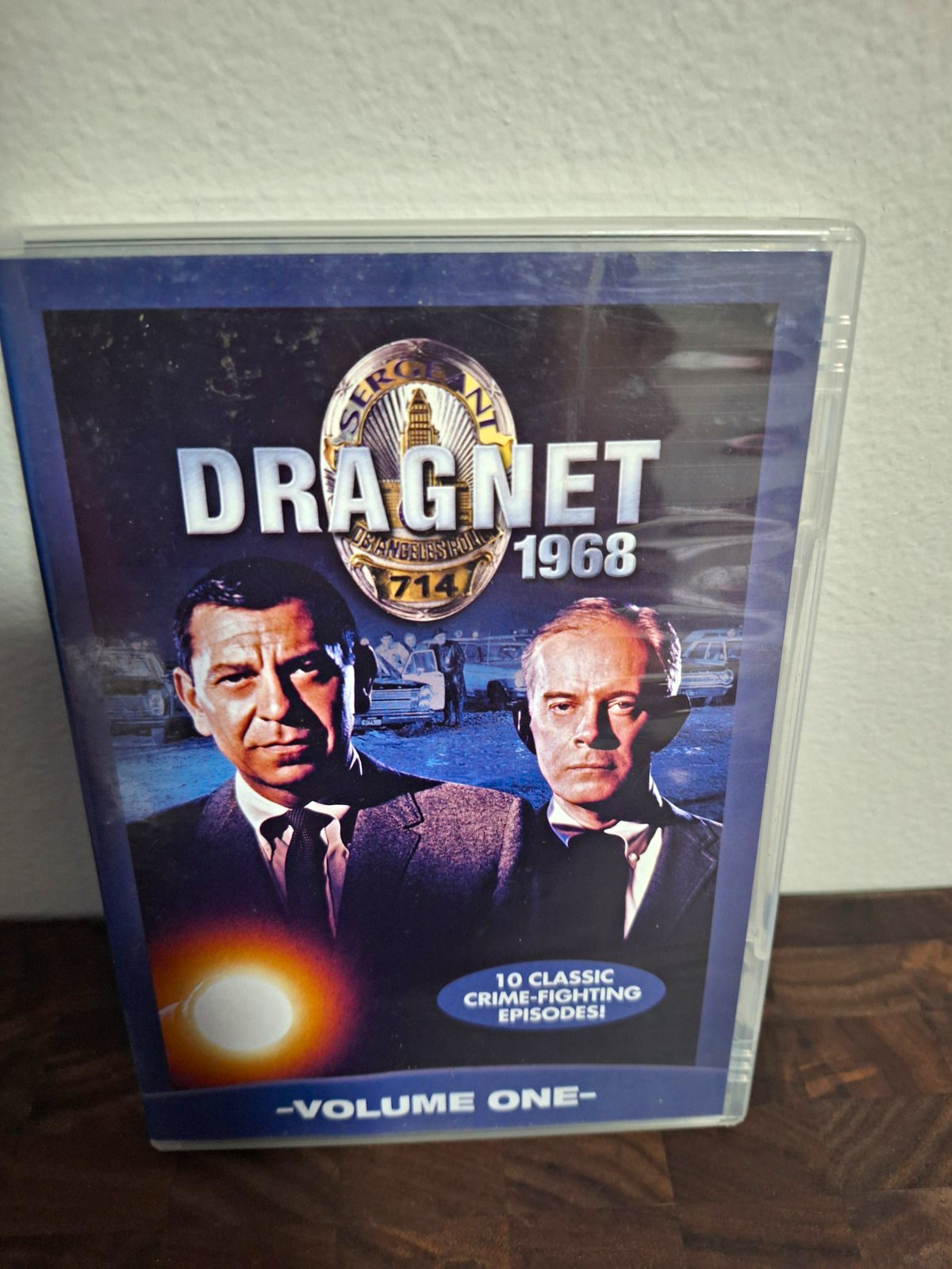 Dragnet 1968 Volume One DVD 10 Episodes Jack Webb Harry Morgan Closed Caption