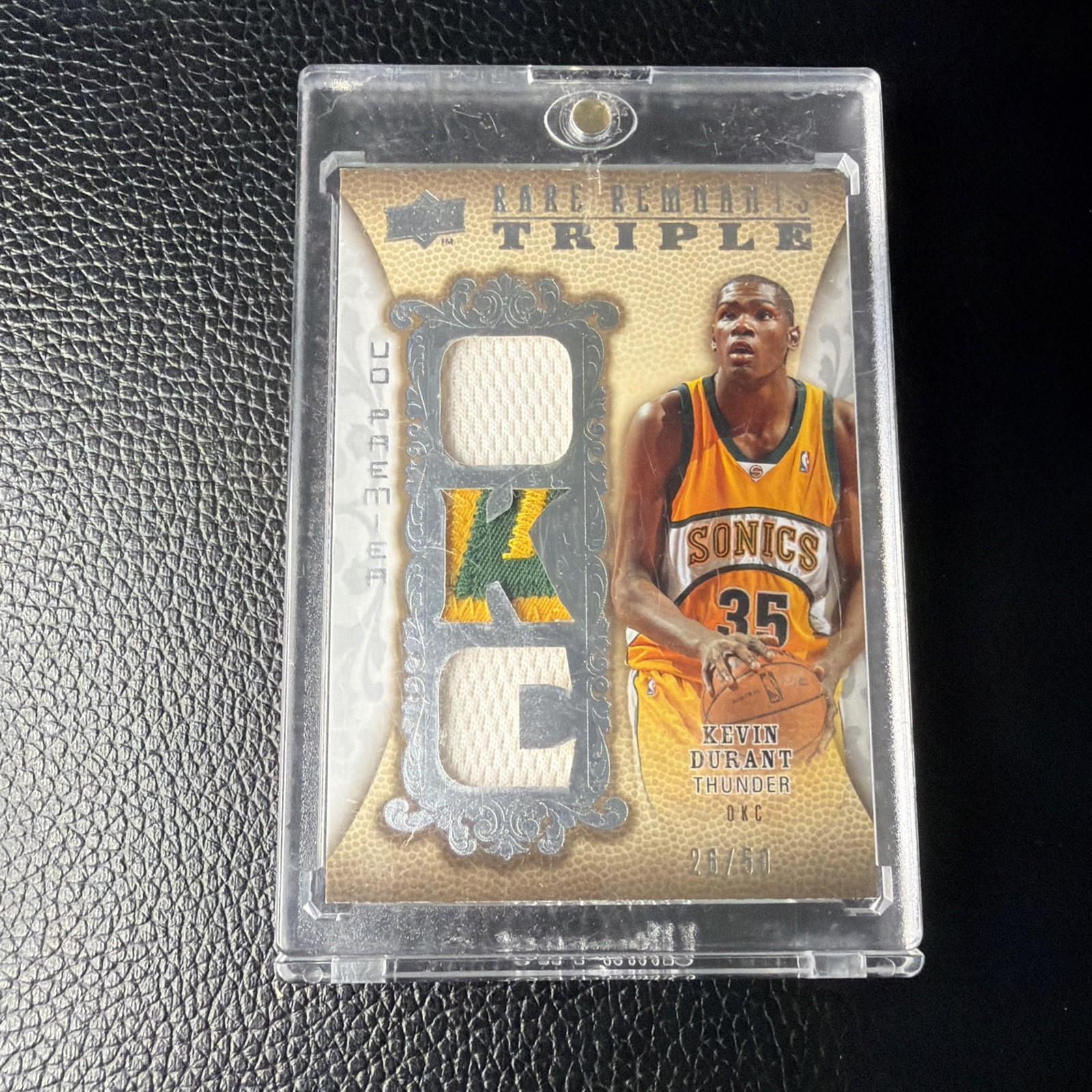 Upper Deck 2008-09 UD Game Used Kevin Durant Rare Remnants Triple RR3-KD /50 🔥 Upper Deck 2008-09 UD Game Used Kevin Durant Rare Remnants Triple RR3-KD /50 🔥