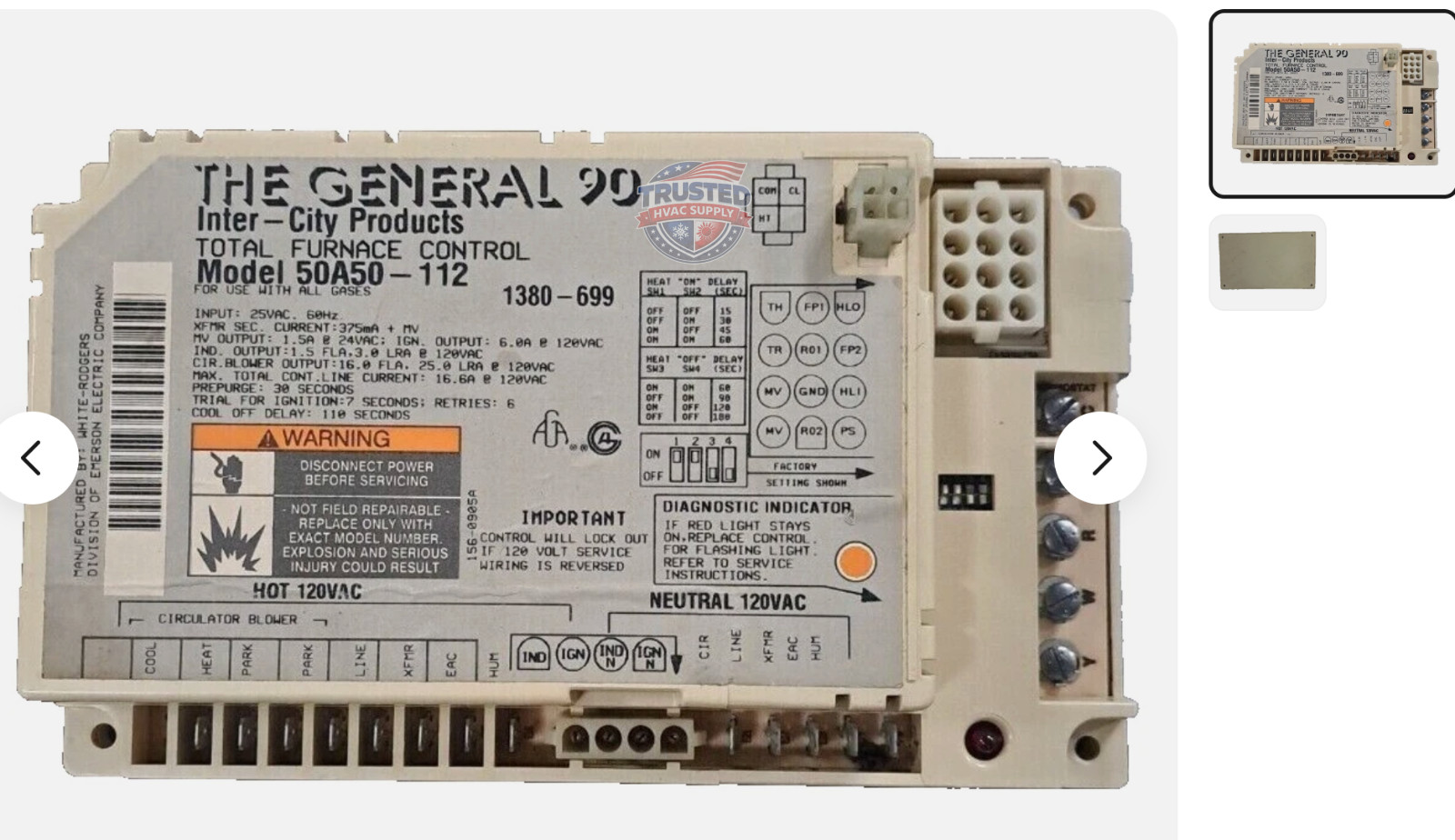 50A50-112 GUARANTEED WORKING OEM PART w/FREE TECH SUPPORT board 1380-699 50A50-112 GUARANTEED WORKING OEM PART w/FREE TECH SUPPORT board 1380-699
