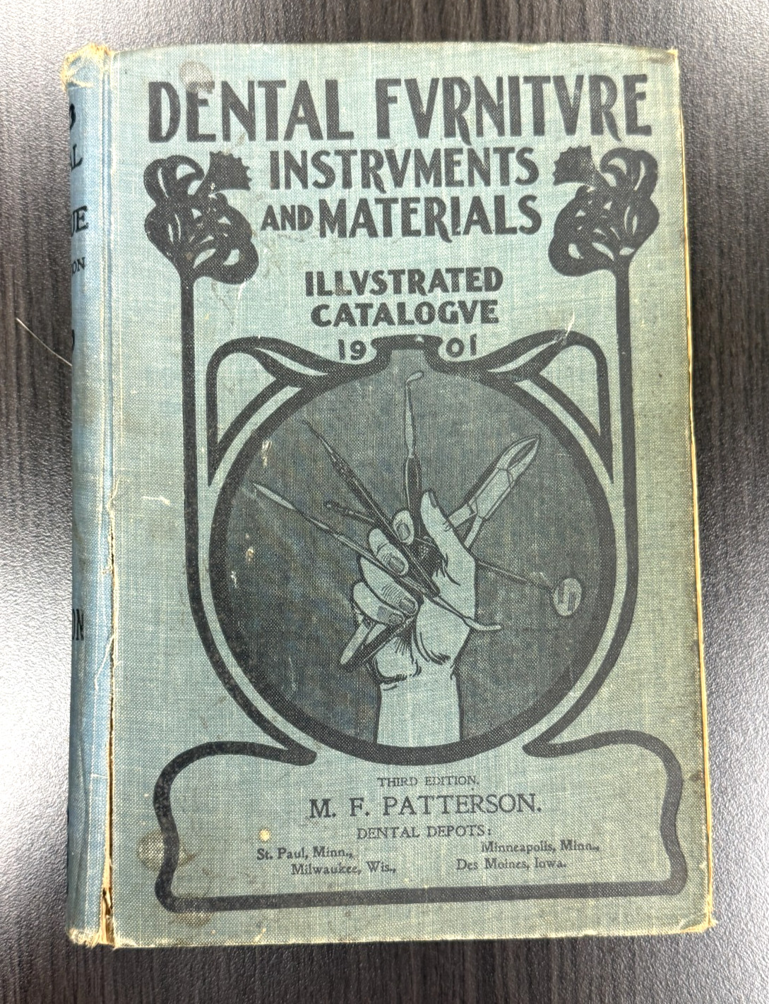 1901 M.F. Patterson Dental Catalog 3rd Ed Illustrated Antique Dentistry