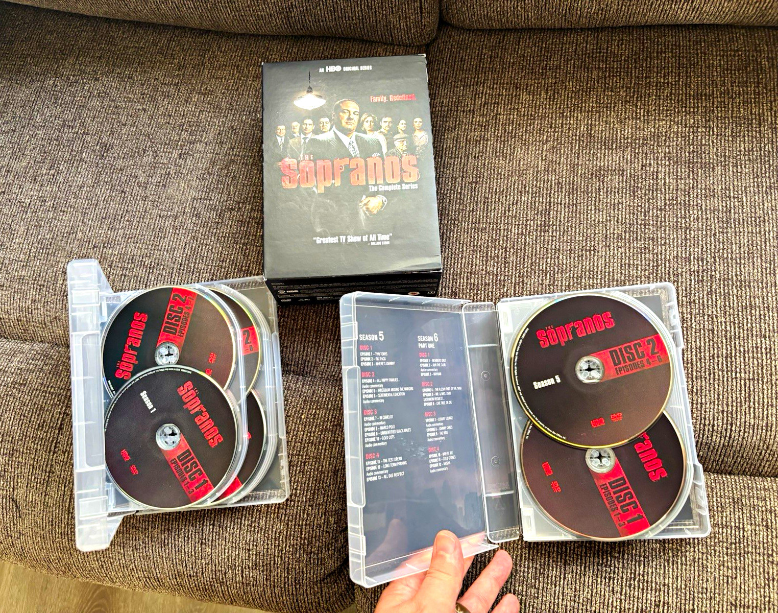 HBO The Sopranos: The Complete Series TV Series DVD Complete Box Set Seasons 1-6