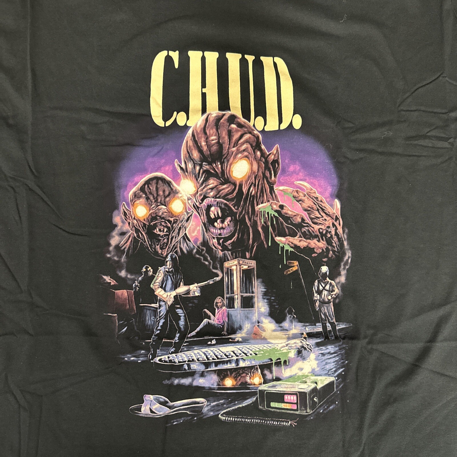 Fright Rags C.H.U.D. (Mens 2XL) - CHUD T-Shirt - Brand New - Midnight Madness
