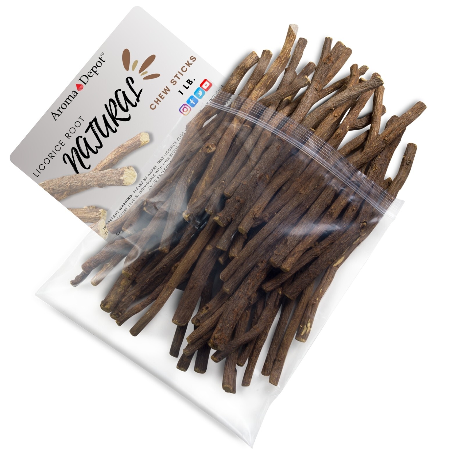 Licorice Root Chew Sticks Bulk 100% Pure Natural Flavored Glycyrrhiza Glabra