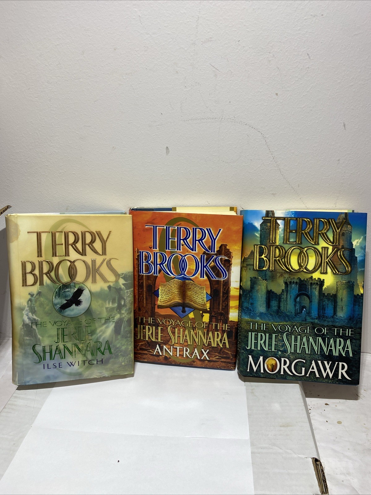 The Voyage Of The Jerle Shannara 3 Book Kit Hardcover First Edition #Y1