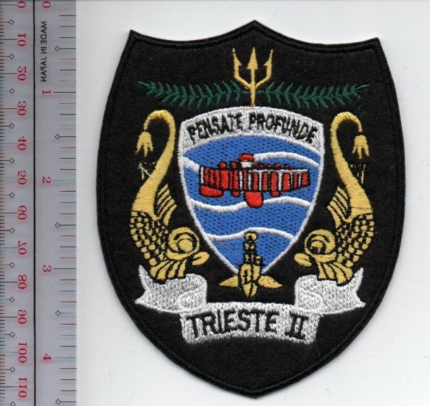 US Navy USN Bathyscaphe Trieste II Submarine Active 1968 to 1984 NO TARIFF