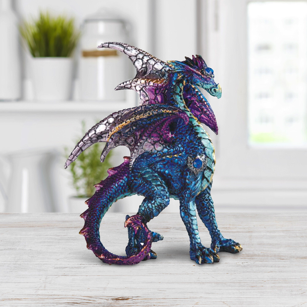 Blue/Purple Dragon Statue 5 Blue/Purple Dragon Statue 5