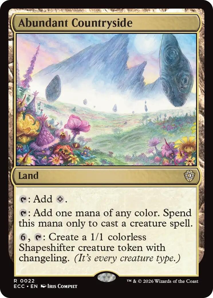 MTG ECC R Abundant Countryside #22 NM MTG ECC R Abundant Countryside #22 NM