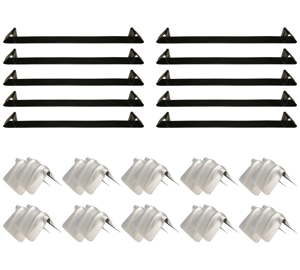 10 Pcs Coil Racks for Steel Coils Securement, 20 Pcs Steel Corner Protector