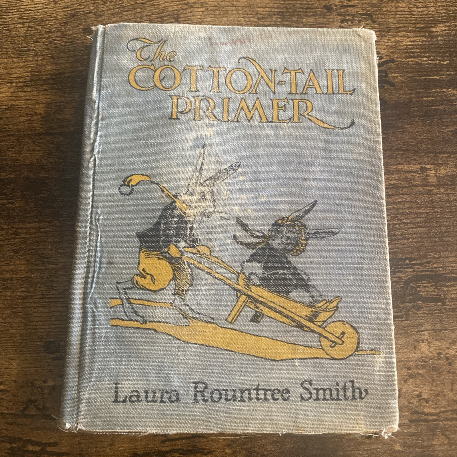 The Cotton-Tail Primer Book By Laura Rountree Smith Copyright 1922  Rare Antique