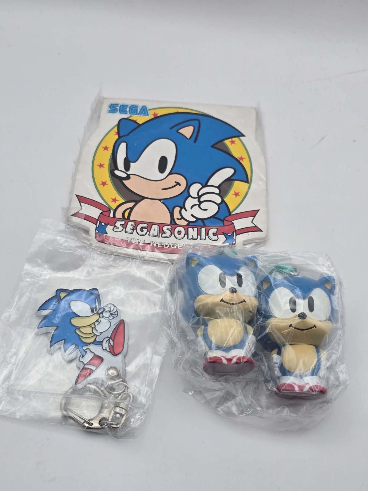 Vintage Rare Sonic the Hedgehog Sonic 3 Key Chain SEGA 1992