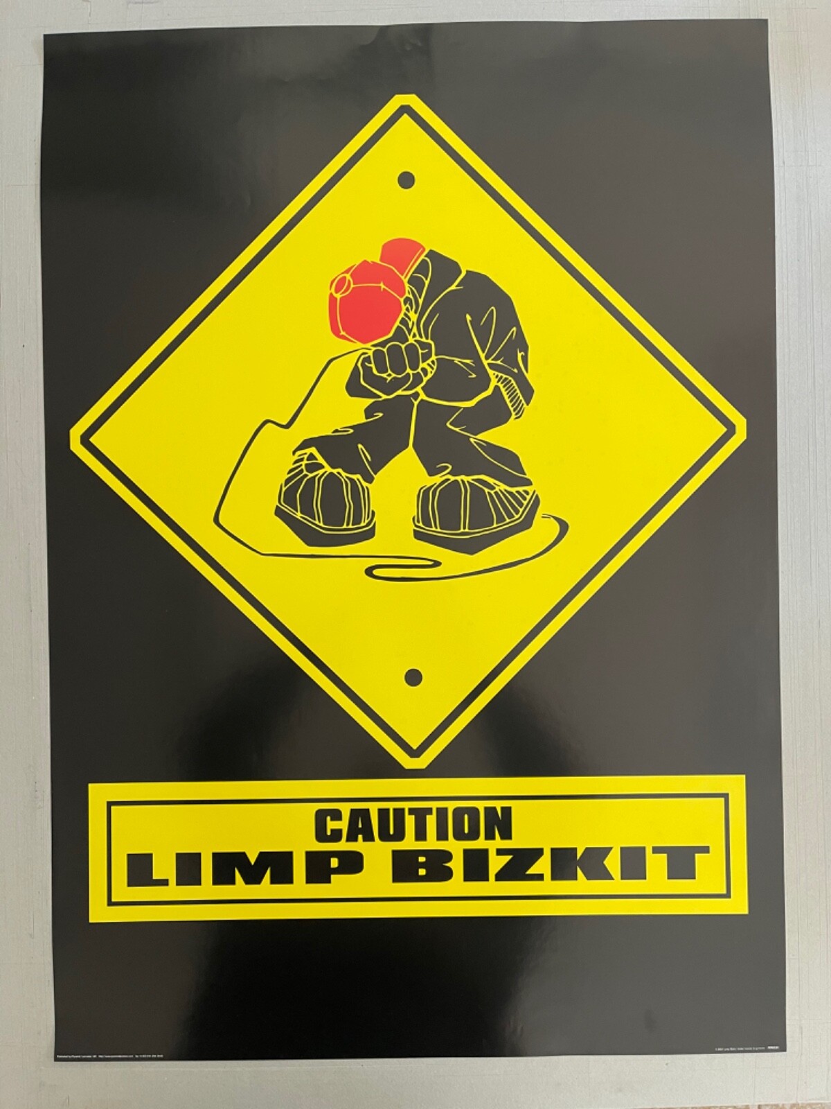 LIMP BIZKIT, CAUTION,RARE LICENSED 2001 POSTER