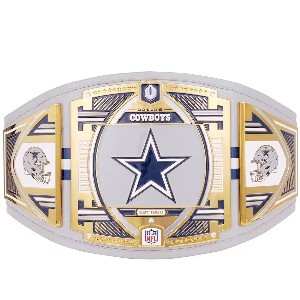 Custom Dallas cowboy Championship Belt Adult Size 2mm Brass Custom Dallas cowboy Championship Belt Adult Size 2mm Brass