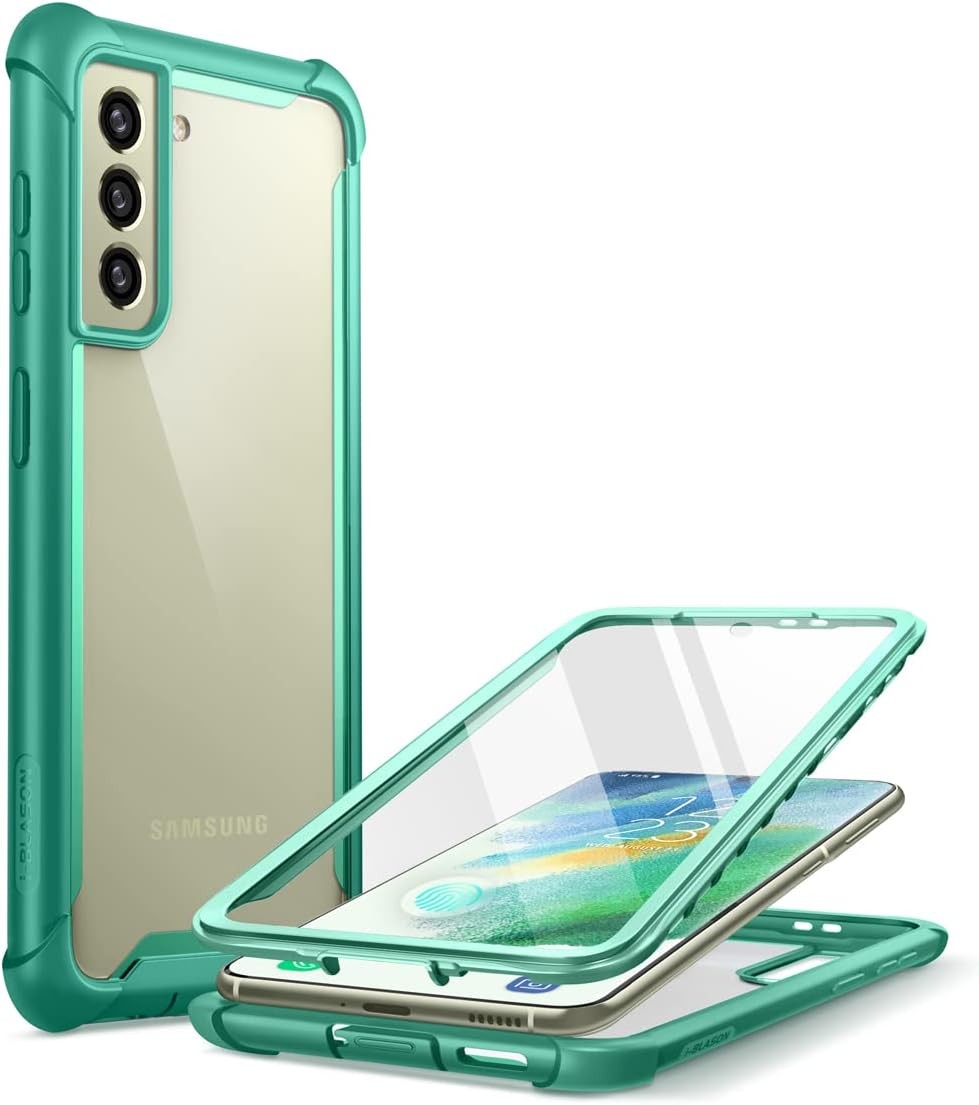 i-Blason for Samsung Galaxy S21 FE 5G Dual Layer Case 360 Full Body Rugged Cover