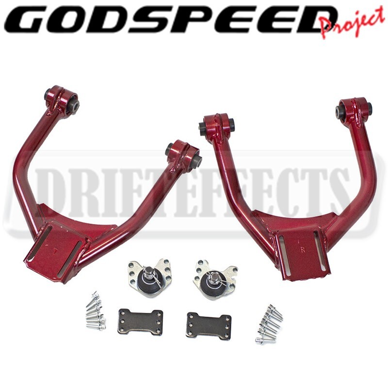 Godspeed Adjustable Front Upper Camber Arms Kit For Dodge Challenger RWD 2008-23