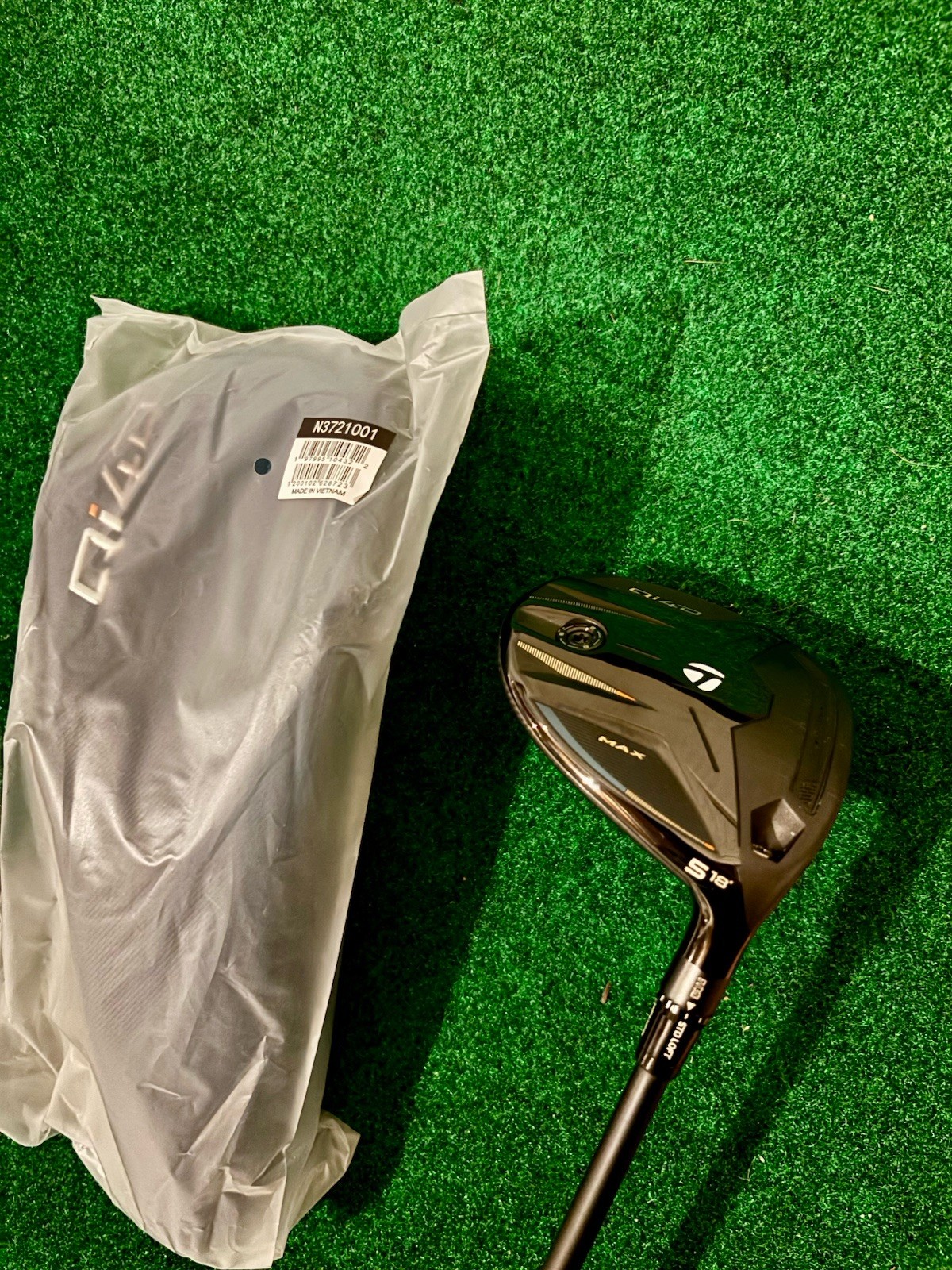 2026 TaylorMade Qi4D Max 5 Wood 18* Regular Flex RH Mint w/ Cover
