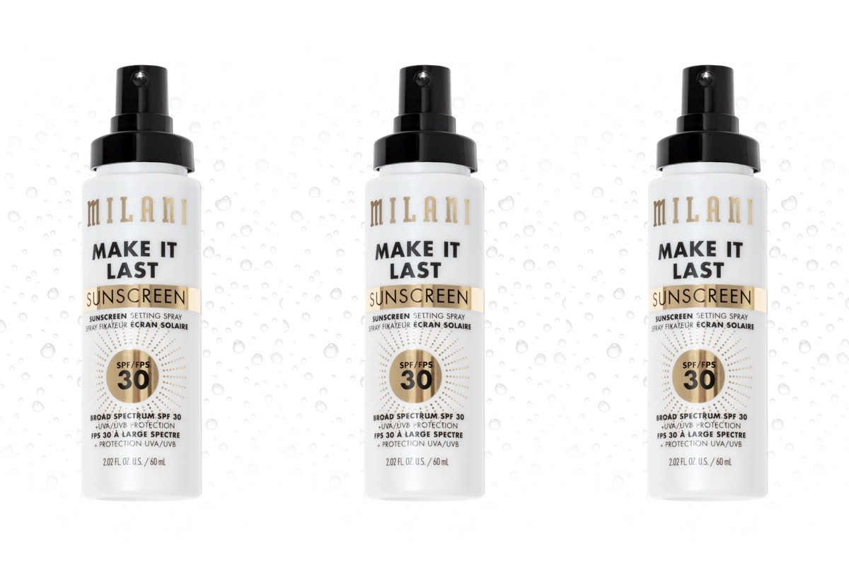 3 Milani Make It Last SPF 30 Sunscreen Setting Spray 2.02 oz (#15)