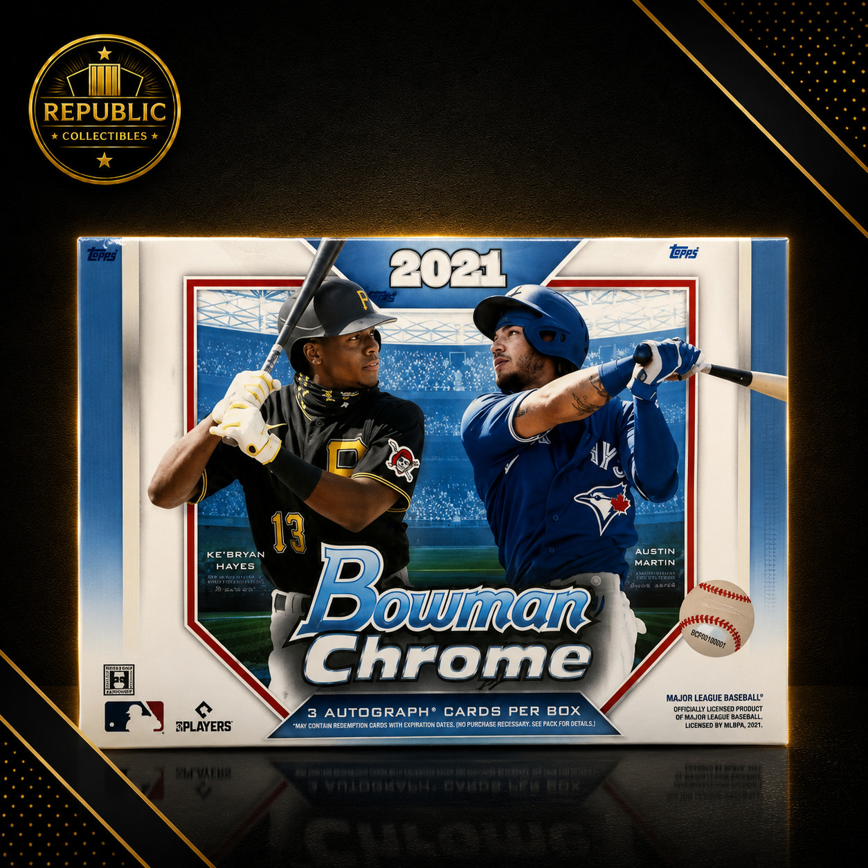 2021 Bowman Chrome HTA Choice Hobby Box (Sealed) 2021 Bowman Chrome HTA Choice Hobby Box (Sealed)
