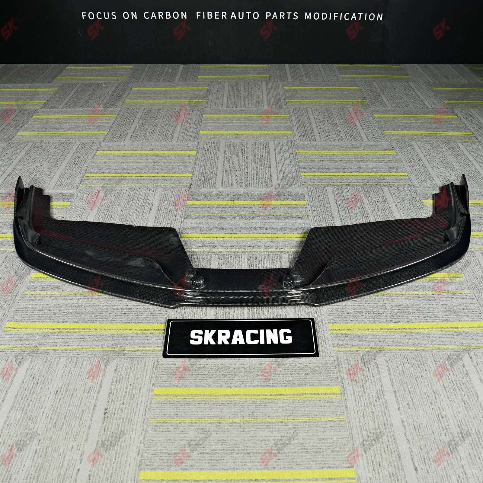For Ferrari 488 GTB 2016-19 Carbon Front Lip Rear Lip Splitter Spoiler Wing Kits