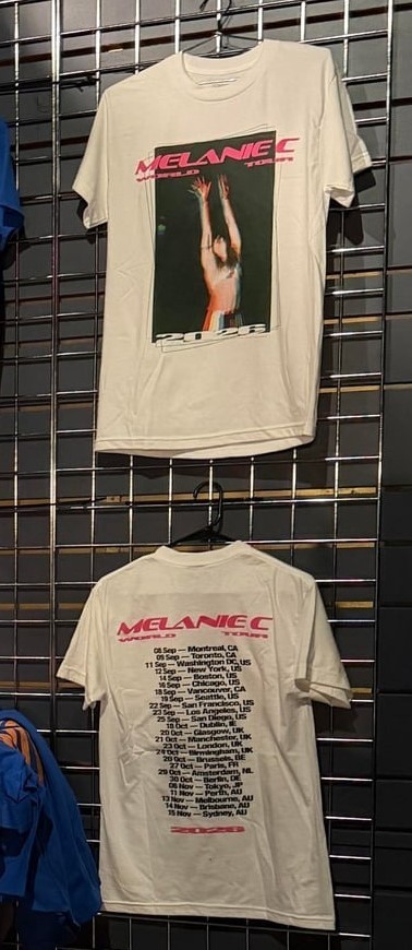 NEW Melanie C NYC Tour Merch 2026 Tshirt Reprint