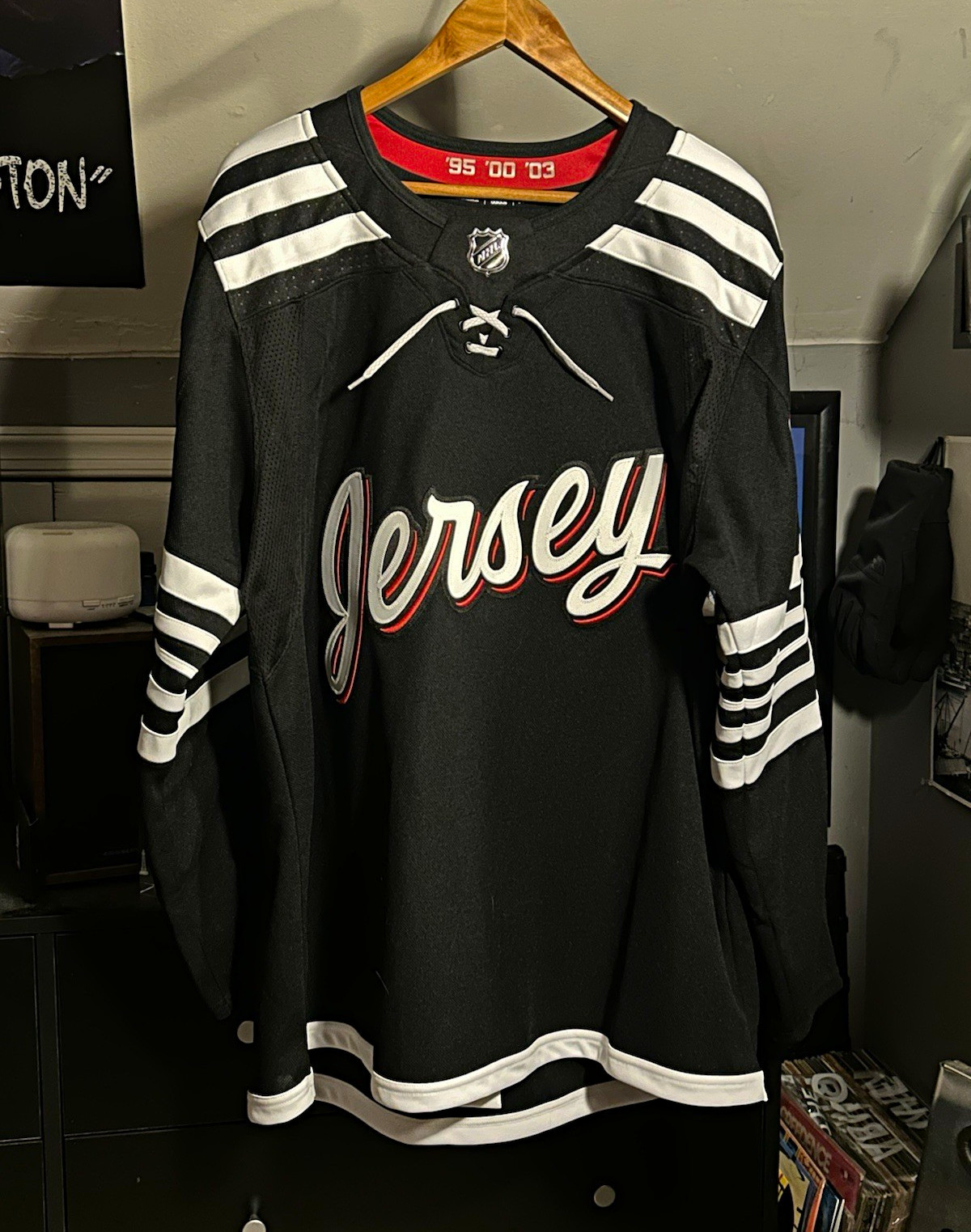 adidas Primegreen New Jersey Devils Jack Hughes #86 NHL Hockey Jersey Men 54 adidas Primegreen New Jersey Devils Jack Hughes #86 NHL Hockey Jersey Men 54
