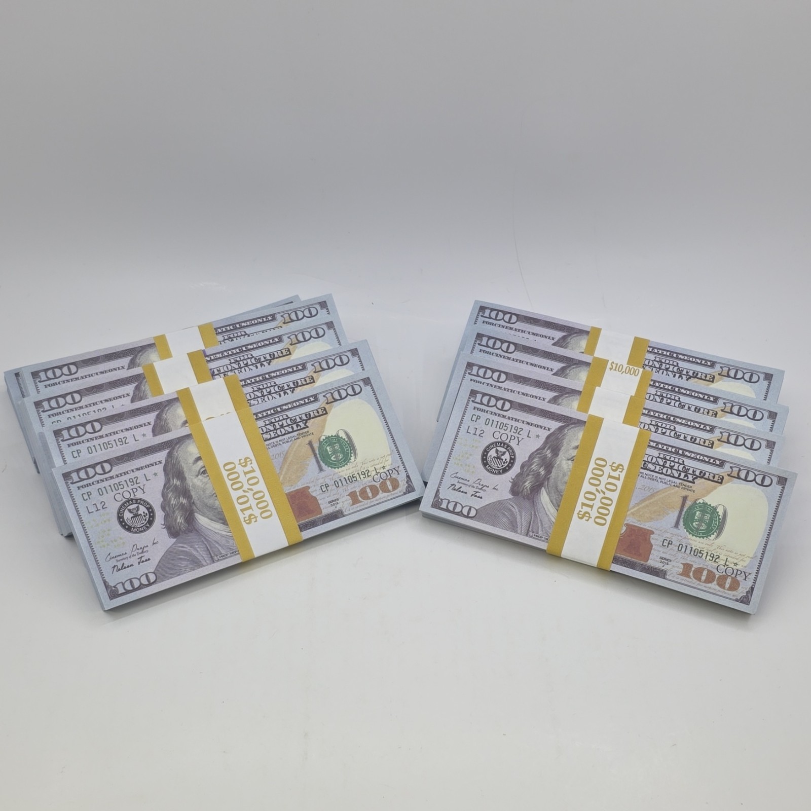 1000 PCS Movie Prop $ REPLICA Money $100 Bills 100K In Total For Party Learning