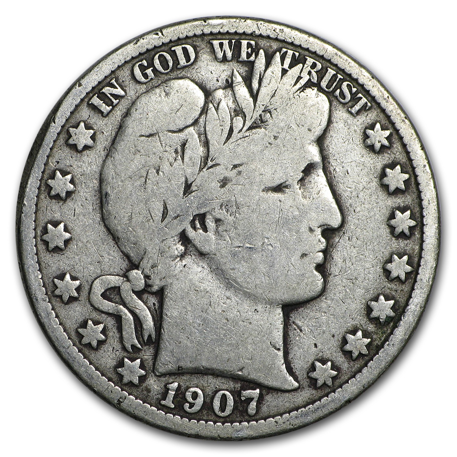 1907-O Barber Half Dollar VG