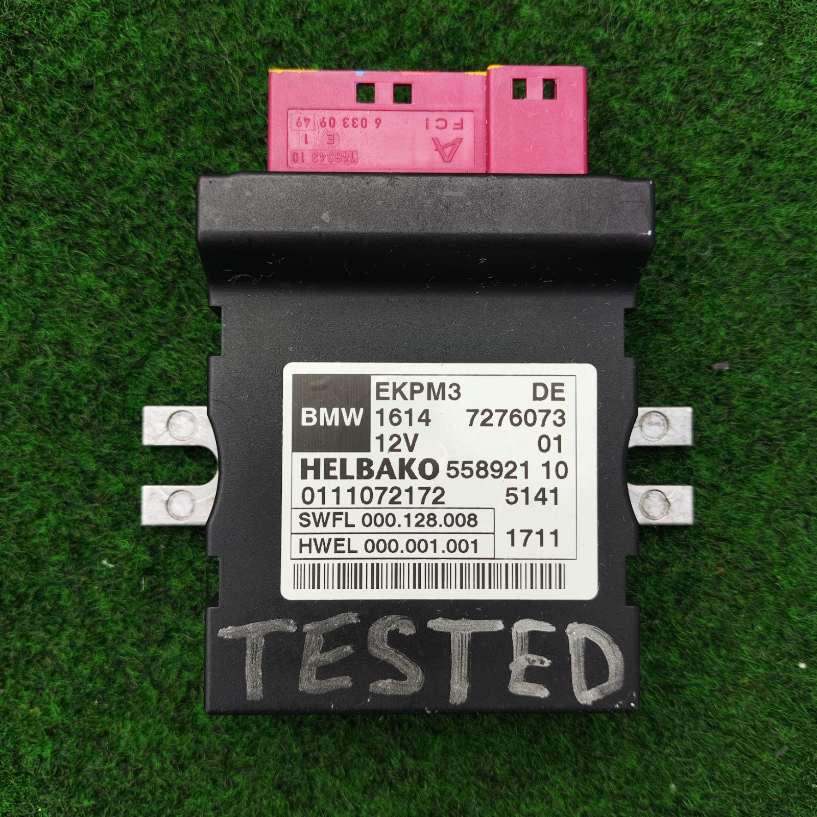 11-12 BMW 535i 528i 550i EKPM3 Fuel 1614 7276073 Pump 16147276073 Module EKP OEM