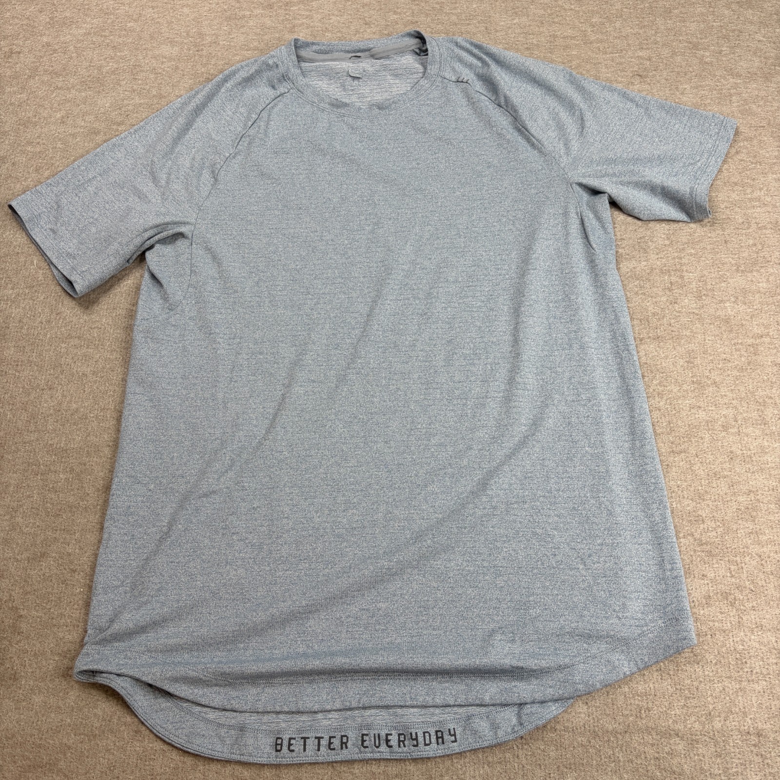 Lululemon Shirt Medium Blue Heather Solid Raglan License to Train Lululemon Shirt Medium Blue Heather Solid Raglan License to Train