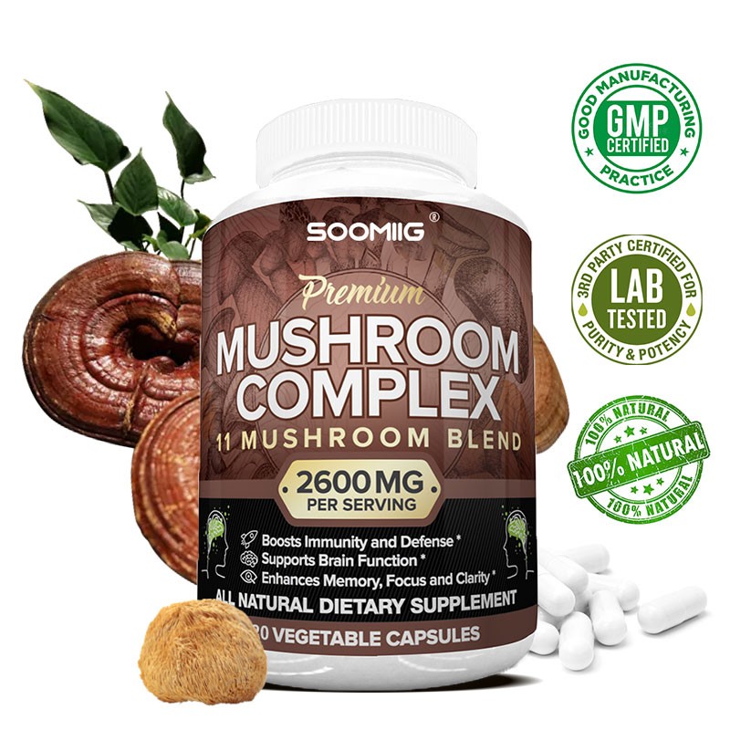 Advanced Mushroo Complex | A superb blend of mushrooms, 120 vegan capsules Advanced Mushroo Complex | A superb blend of mushrooms, 120 vegan capsules