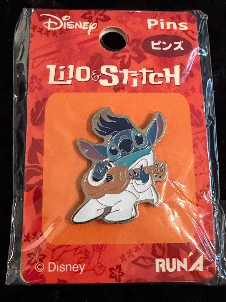 Disney Pin Elvis Stitch Japan RUNA Filmography Series Card 2003 Disney Pin Elvis Stitch Japan RUNA Filmography Series Card 2003