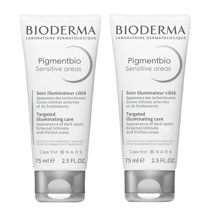2 PACK Bioderma Pigmentbio Sensitive Areas 75ml Dark Spots Lightening Exp 2027 2 PACK Bioderma Pigmentbio Sensitive Areas 75ml Dark Spots Lightening Exp 2027