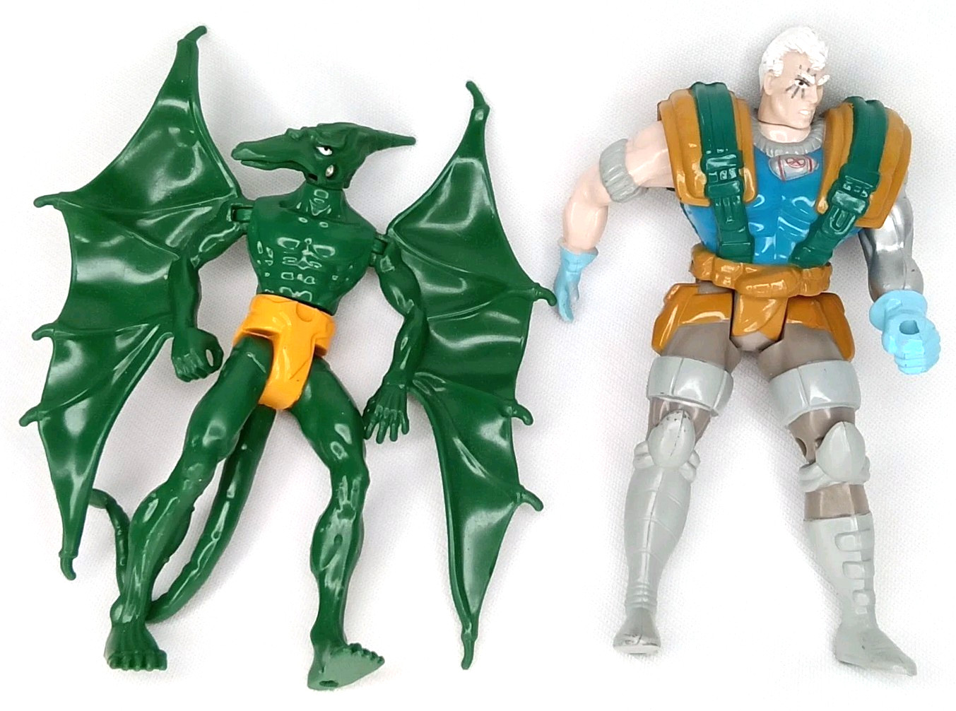 Vintage Action Figure 1990s Toy Biz X-Men Sauron & Cable Set Of 2