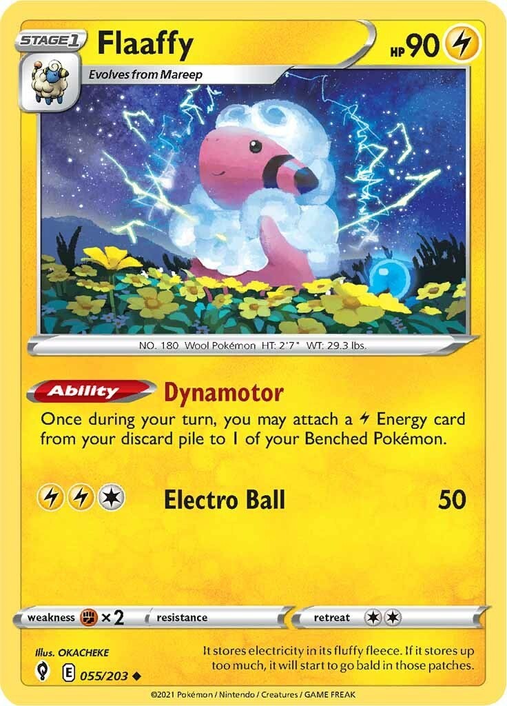 Flaaffy SWSH07 055/203 - Pokemon NM