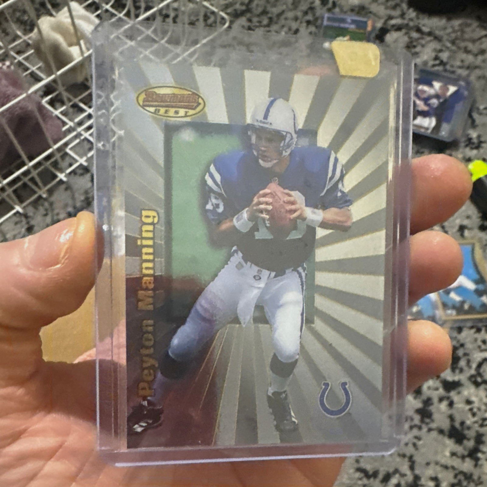 1998 Bowman\'s Best Peyton Manning Rookie #112 Indianapolis Colts NFL Card