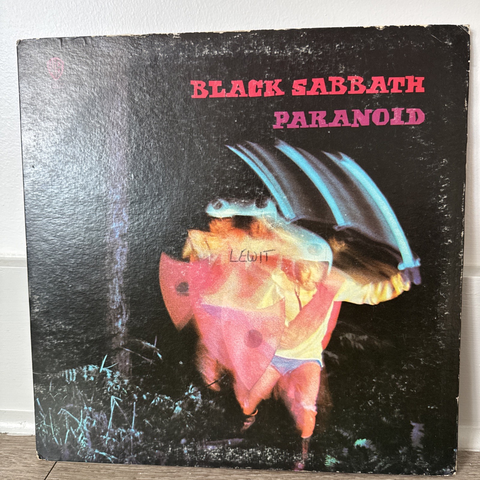 BLACK SABBATH ~ PARANOID LP 1971 OLIVE GREEN WB LABEL VG BLACK SABBATH ~ PARANOID LP 1971 OLIVE GREEN WB LABEL VG