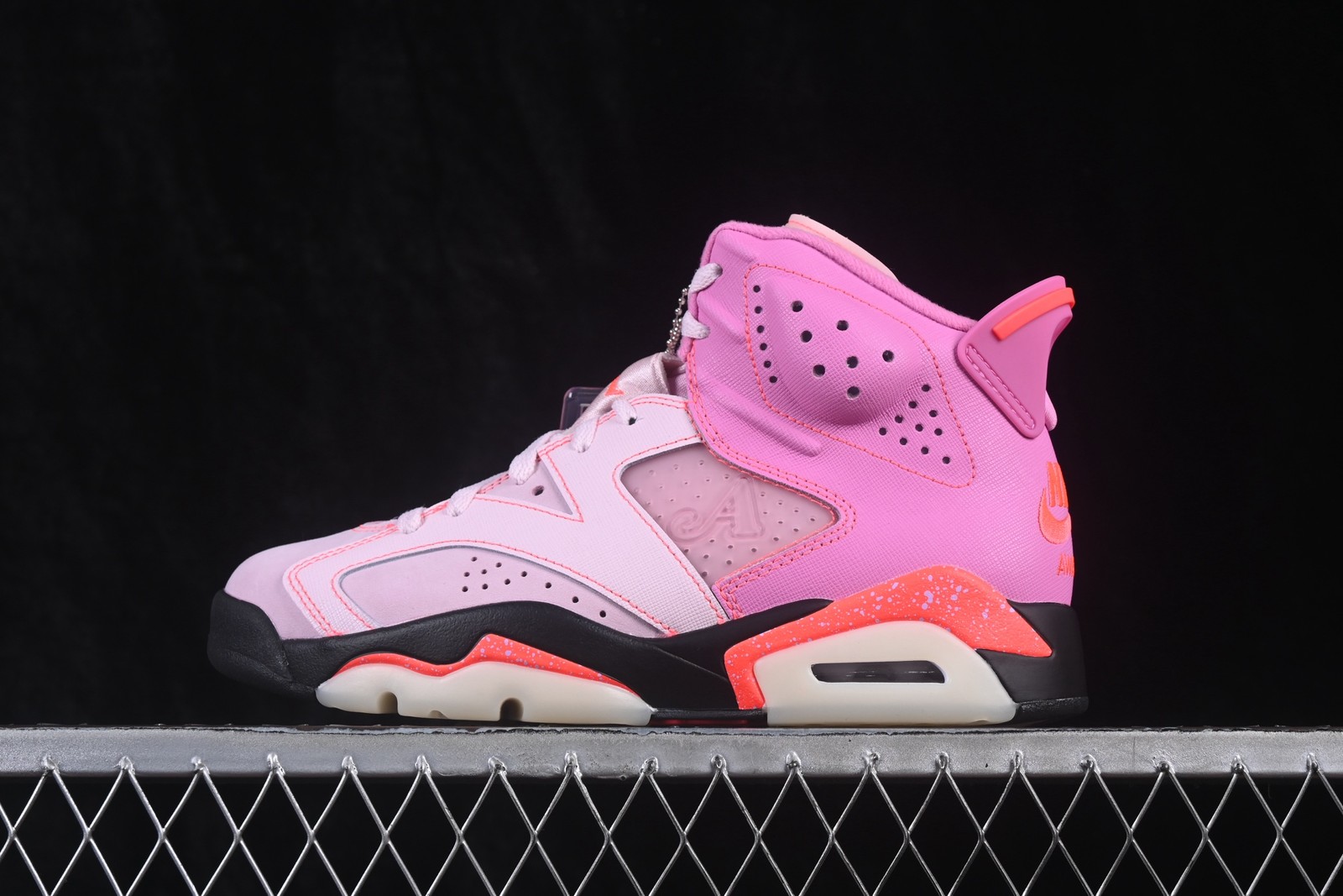IQ5706-600 New Awake NY AJ 6 Retro High Playful Pink Men's Size 4-13