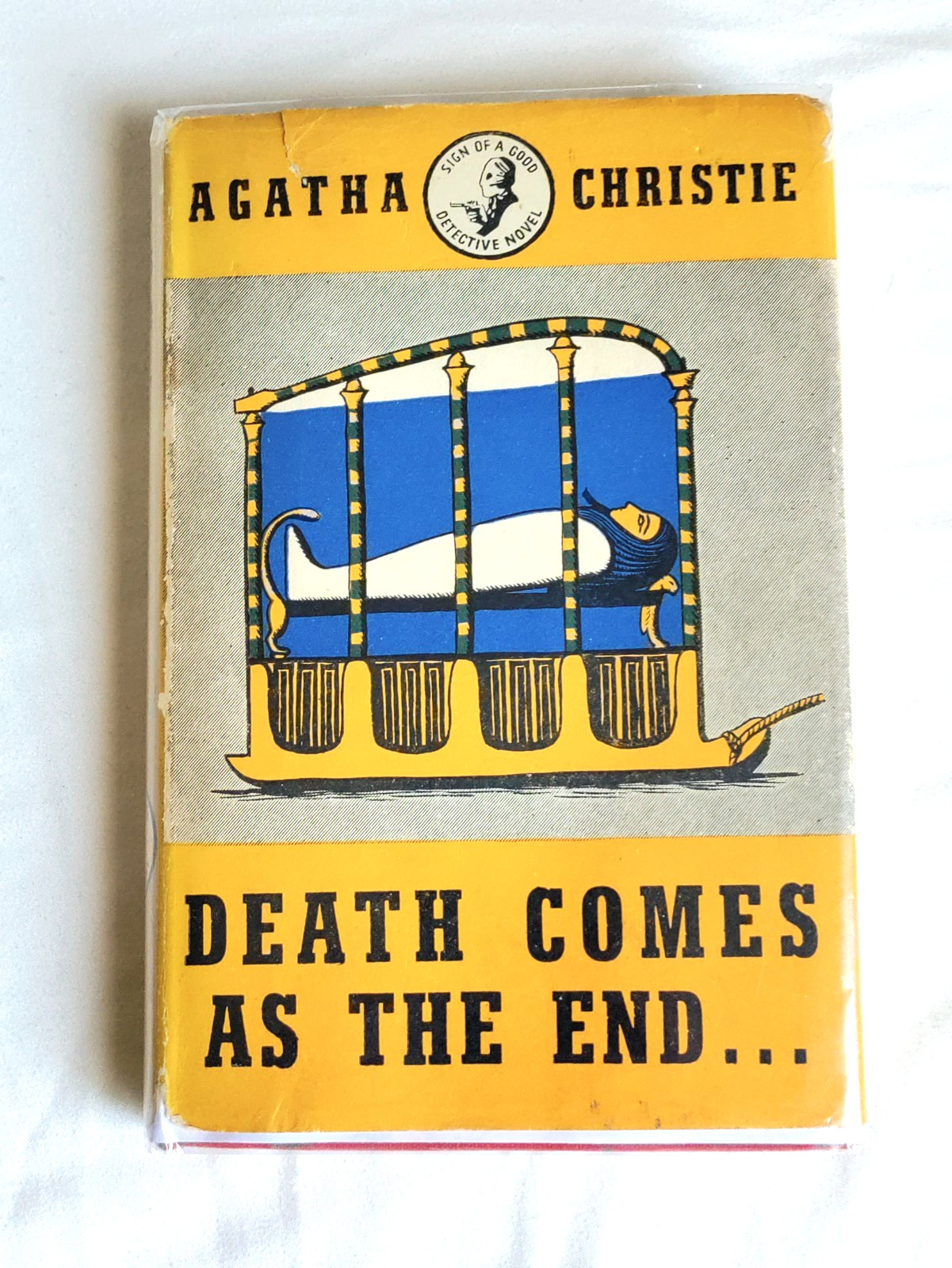 Agatha Christie Death Comes As The End 1945 Crime Club HC w/ Original Dust Jacke