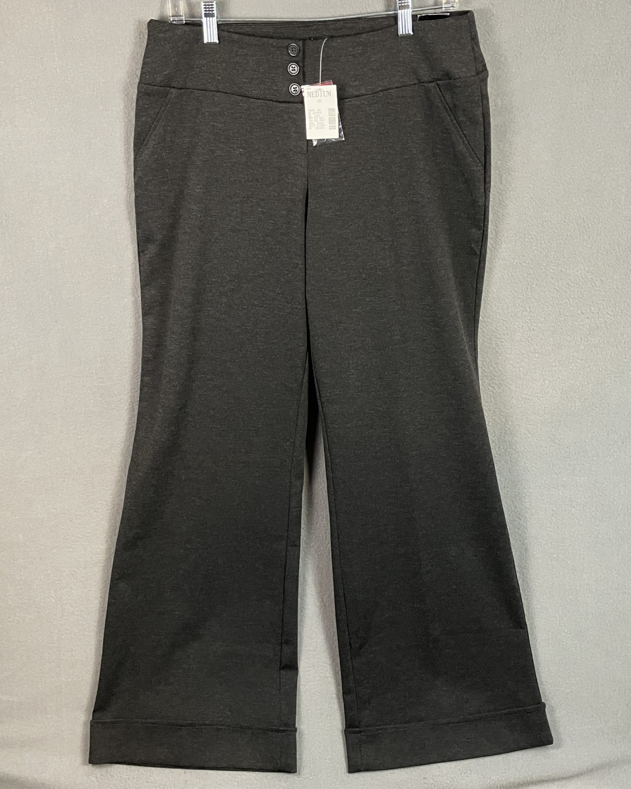 Studio 1940 Women\'s Wide Leg Pull-On Pants Size Medium Gray NWT
