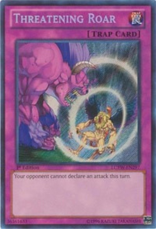 Yugioh - Threatening Roar (Secret Rare) (Unlimited) - LCYW-EN297 (P)