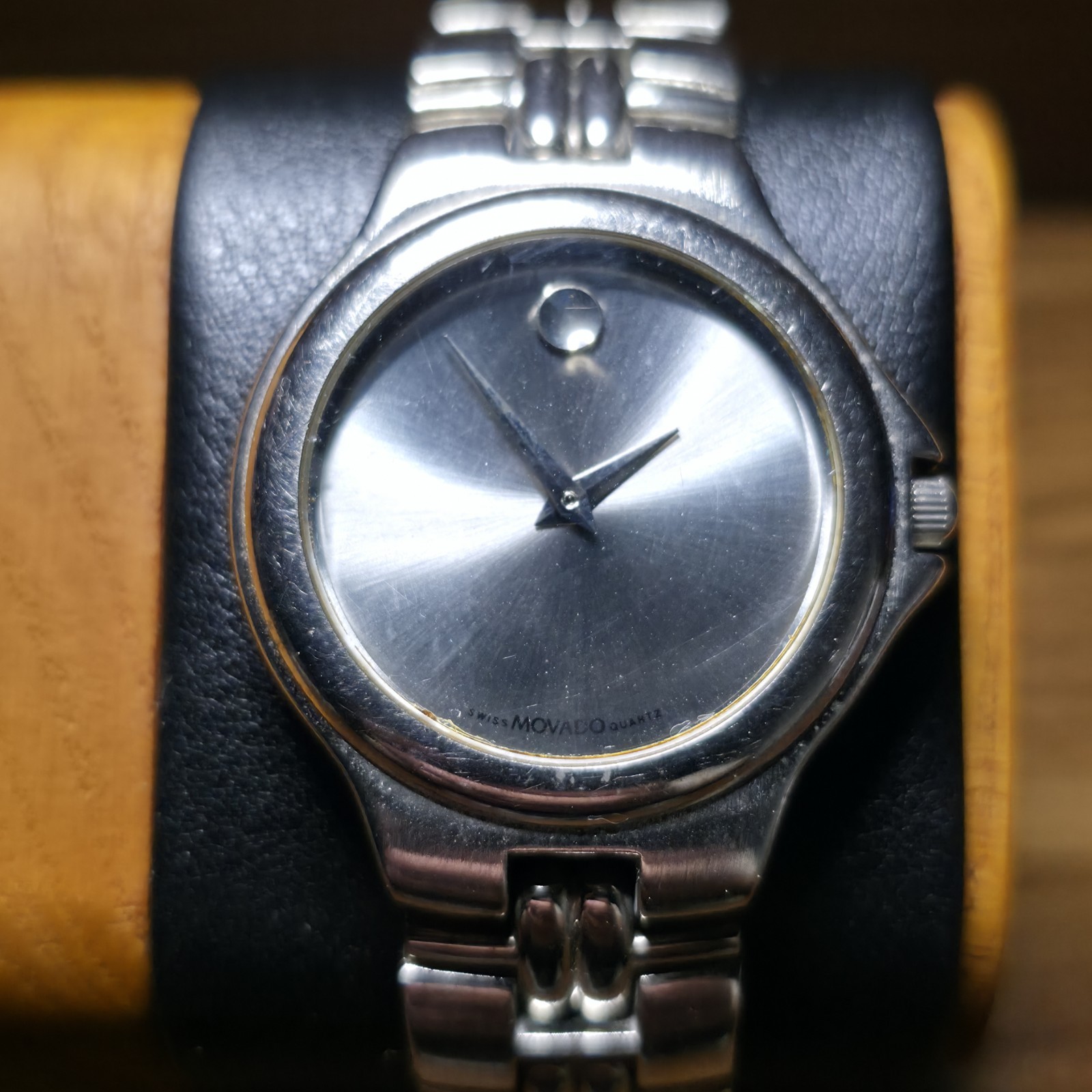 Vintage Movado Swiss Men\'s Steel Quartz Watch 98A28888 980988 | New Battery Vintage Movado Swiss Men\'s Steel Quartz Watch 98A28888 980988 | New Battery