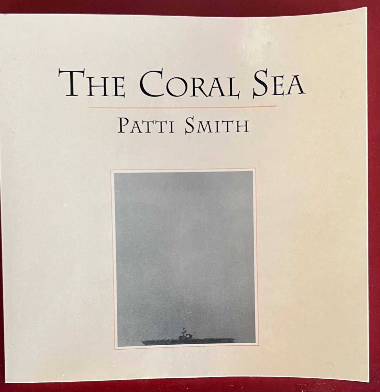 Patti Smith Coral Sea Autographed