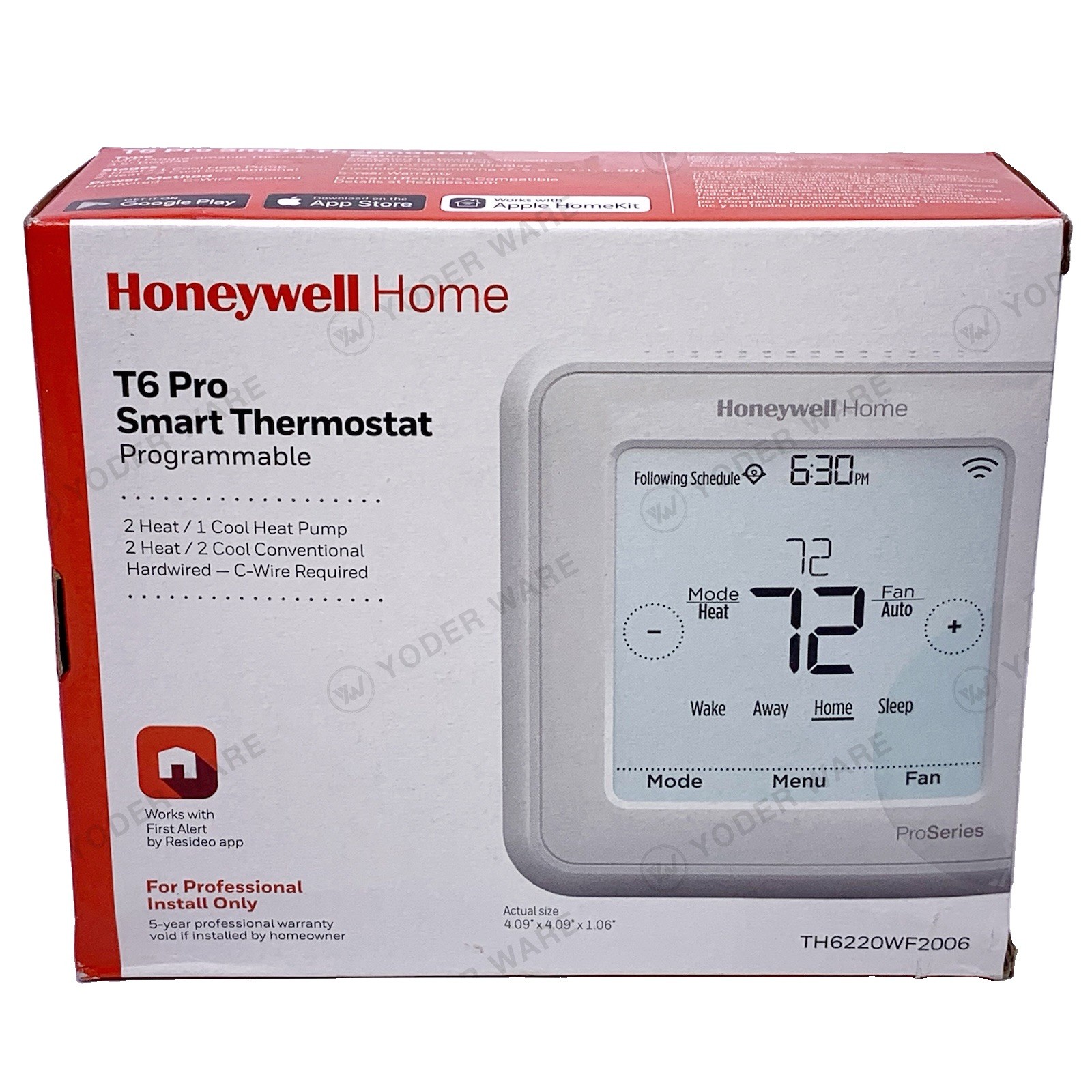 Honeywell T6 Pro Smart Programmable Thermostat TH6220WF2006 NEW SEALED 🔥