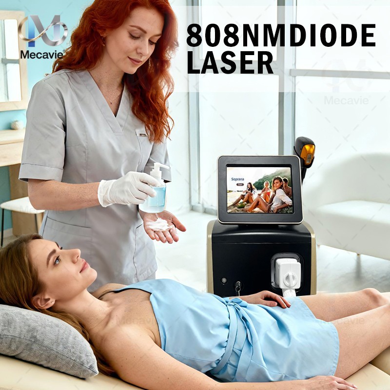Mecavie 4 Wavelength Diode Laser Ice Cooling Hair Reduction Salon Beauty Device Mecavie 4 Wavelength Diode Laser Ice Cooling Hair Reduction Salon Beauty Device