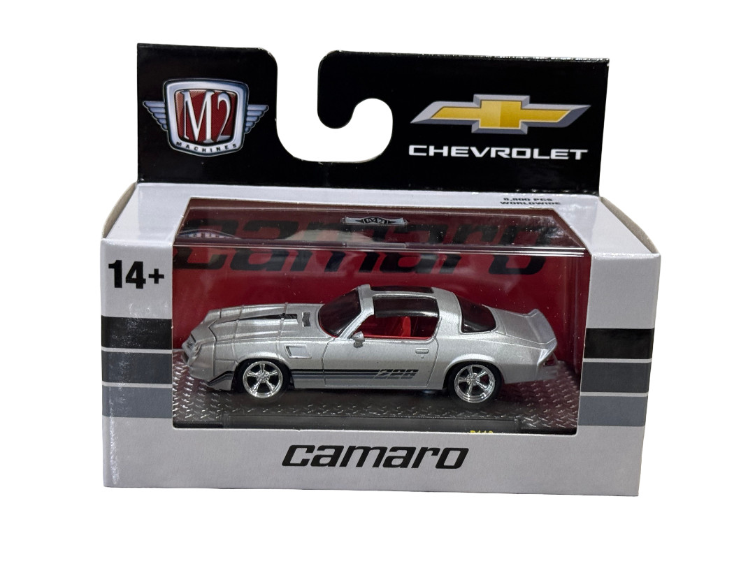 M2 Machines 1980 Chevy Camaro Z28 Silver 1/64 M2 Machines 1980 Chevy Camaro Z28 Silver 1/64