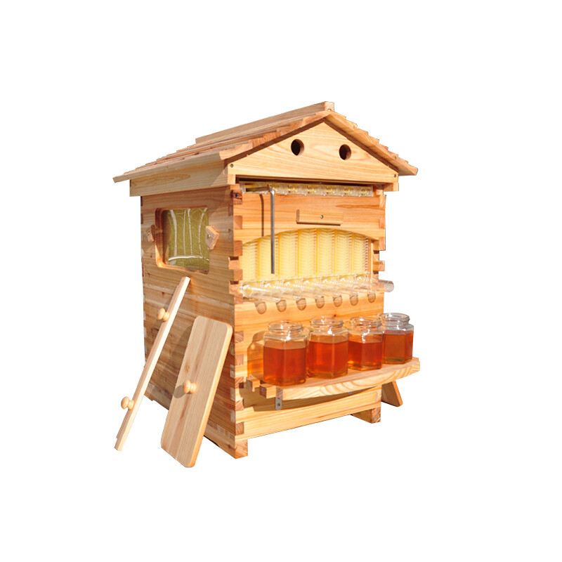 Auto Seep Bee Hives Boxes Langstroth Bee Hive HOUSE + 7x Bee Beekeeping Frames Auto Seep Bee Hives Boxes Langstroth Bee Hive HOUSE + 7x Bee Beekeeping Frames
