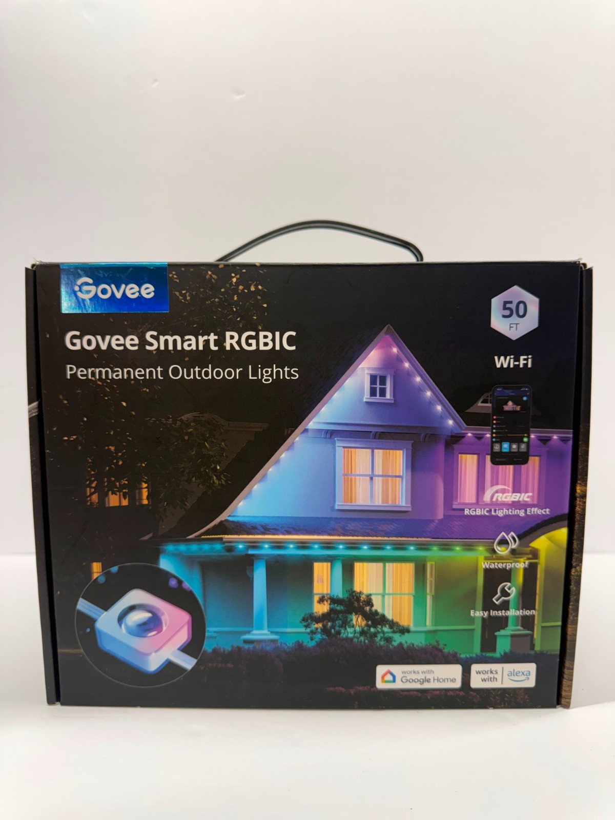 Govee Smart RGBIC Permanent Outdoor Lights 50ft – New & Factory Sealed