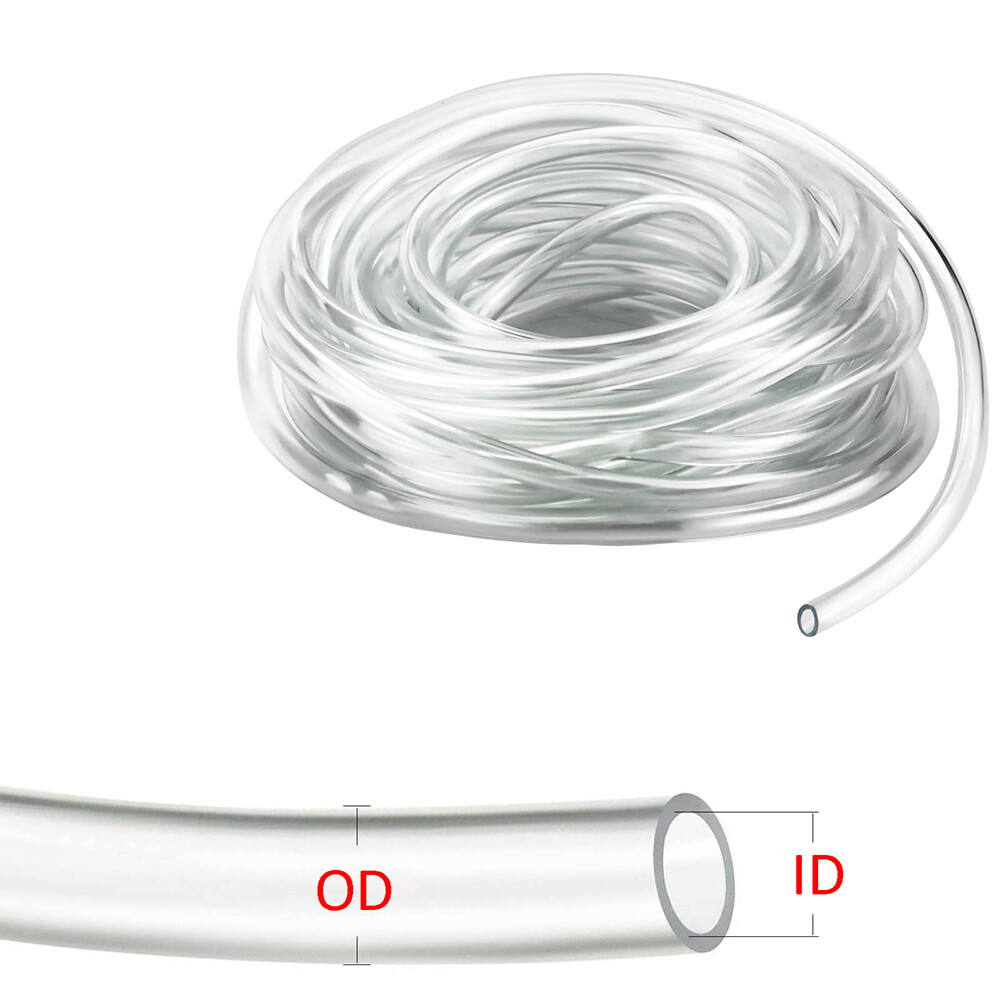 Clear PVC Plastic Flexible Hose Pipe Tube Fuel Water Car Oil Air Pond Aquariums
