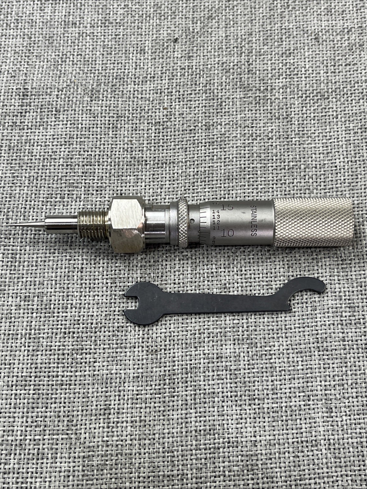 Starrett T1263XRL Micrometer Head Carbide Face Ratchet Stop .0001 Precision